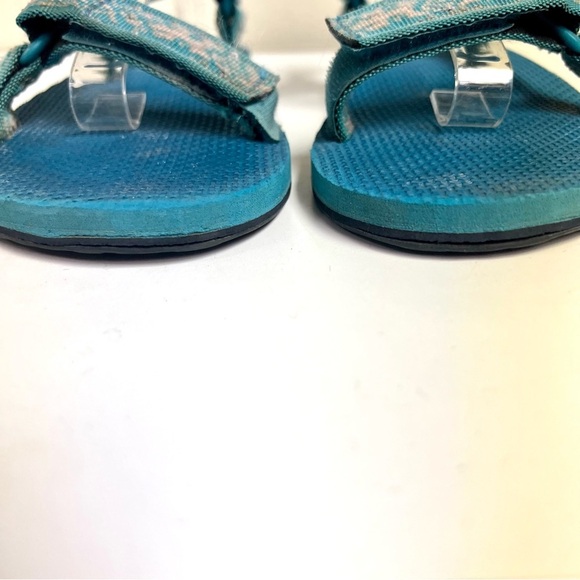 TEVA Women's Original Universal Sandal size 7M boho Lizard blue summer resort - Picture 4 of 8